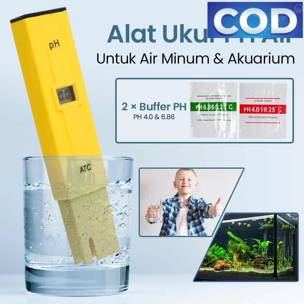 [ShopAuto BISA COD] ATC Alat Ukur Uji PH Meter Tester Pen Air Minum Akuarium - PH-009