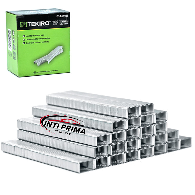 

Isi staples tembak 53/8 Tekiro isi gun tacker 8mm