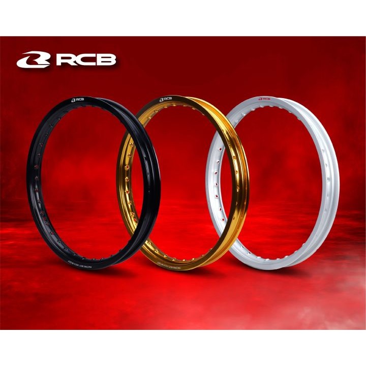 rcb alloy rim 215-18 gold & silver velg jari-jari velg rcb
