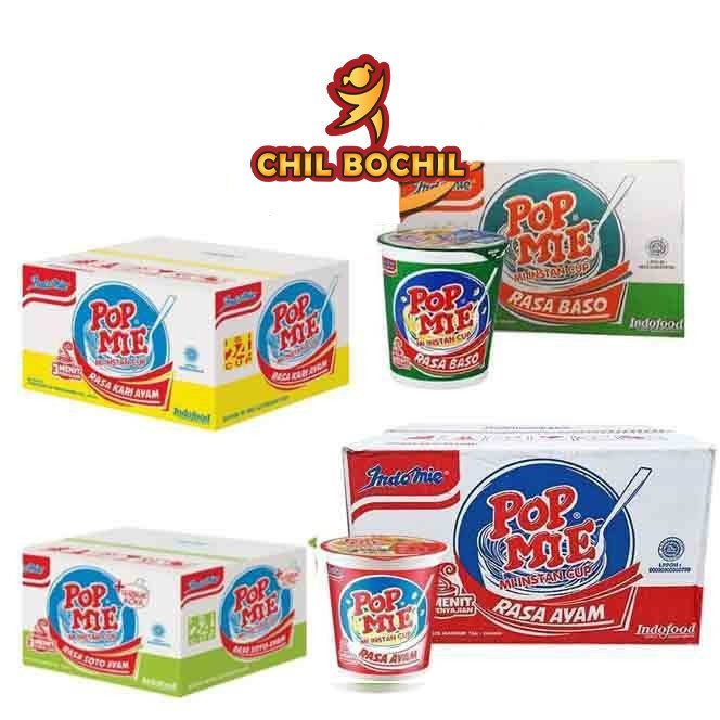 

1 DUS POP MIE CUP BESAR ISI 24 PCS - CHIL BOCHIL