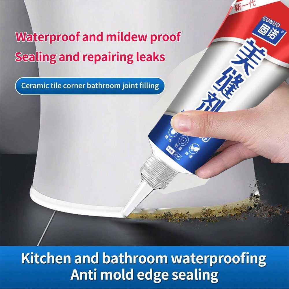 

GUNUO Lem Keramik Wastafel Multifungsi Tahan Panas Sealant 230ml - US-23 Abadi Sejahtera