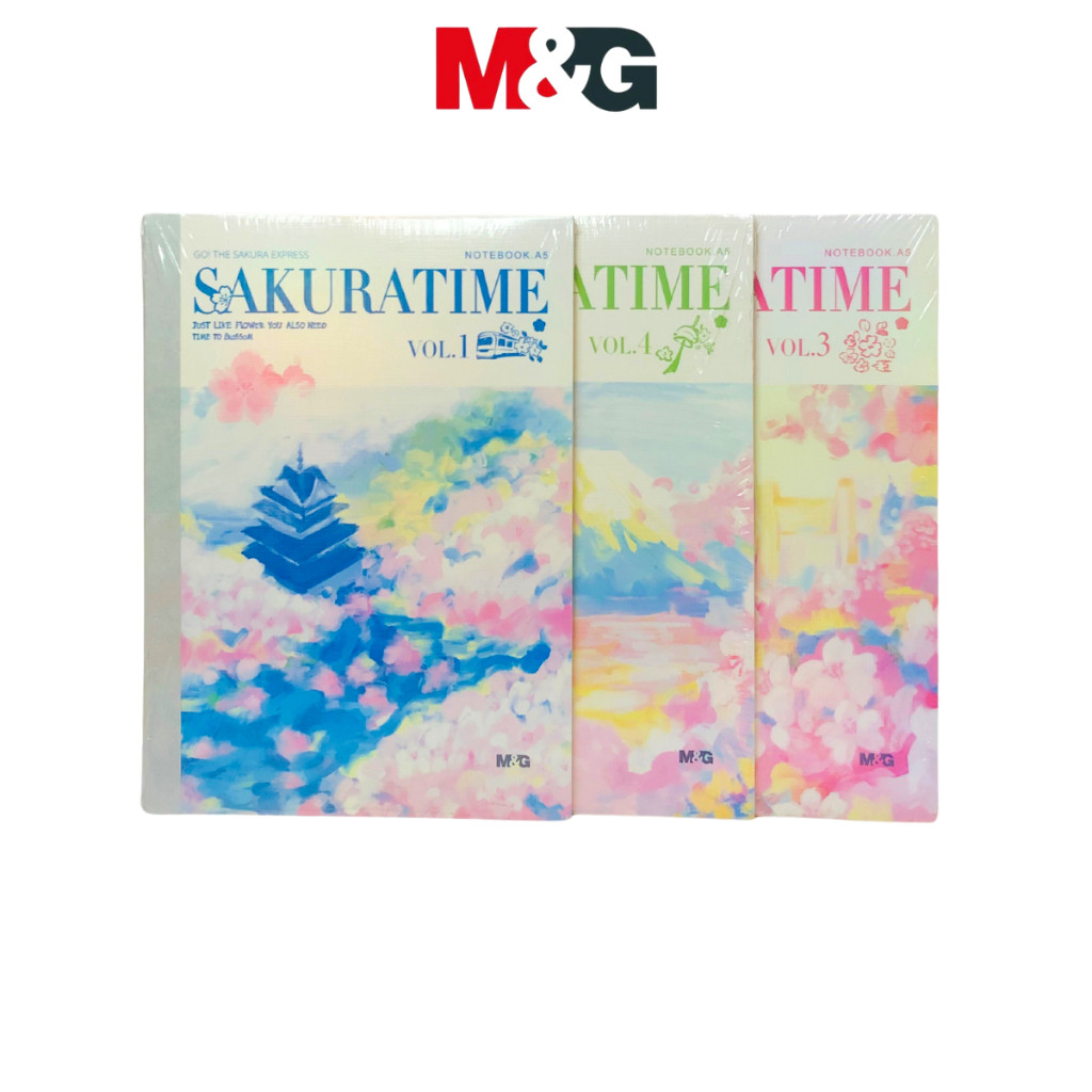 

Notebook A5 M&G APNBC0190401 Sakura Time Buku Tulis Catatan Bergaris Ruled 40 Halaman - Satuan- SHAGB