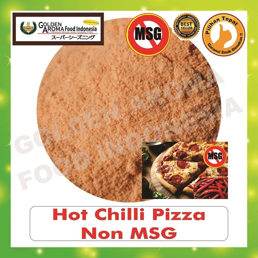 

Bubuk Tabur Rasa Pizza Pedas Non MSG 250gr Bumbu Masak Serbaguna Murah Halal 1/4Kg Seasoning Powder