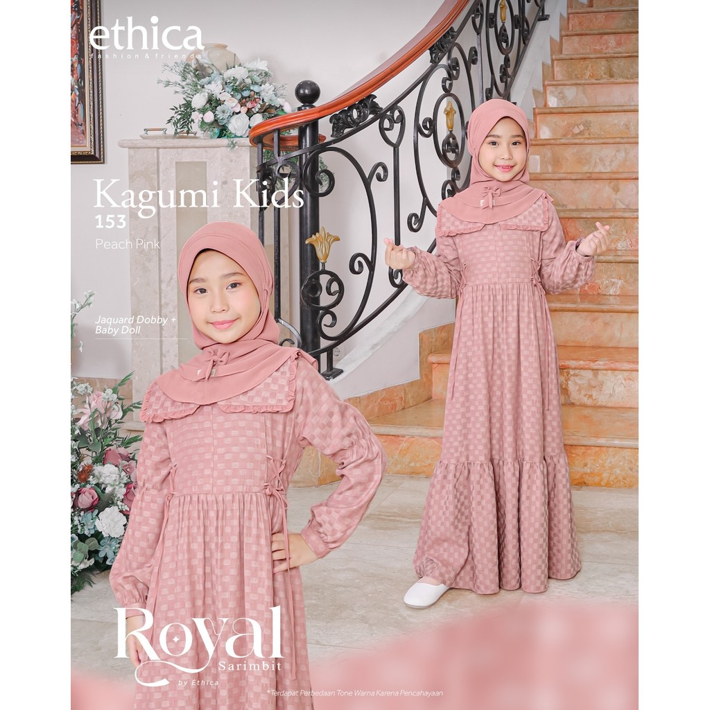 ETHICA GAMIS ANAK KAGUMI KIDS 153 PEACH PINK