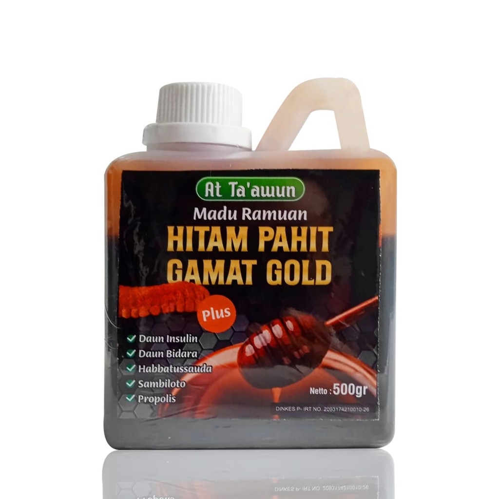 

Madu Pahit Gamat Gold 500 gram Plus Propolis Daun Insulin