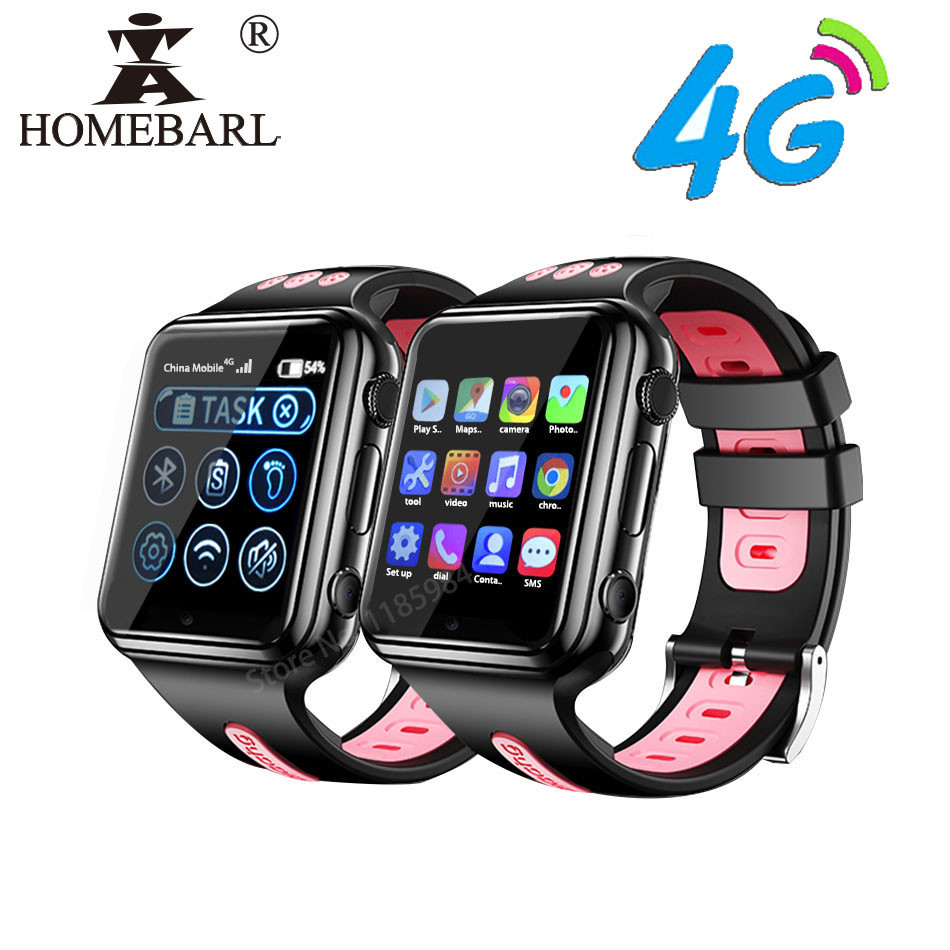W5 4G Video Call Dual Camera Smart Watch Phone 4 Core CPU 8GB 16GB GPS WIFI Student Children App Sto