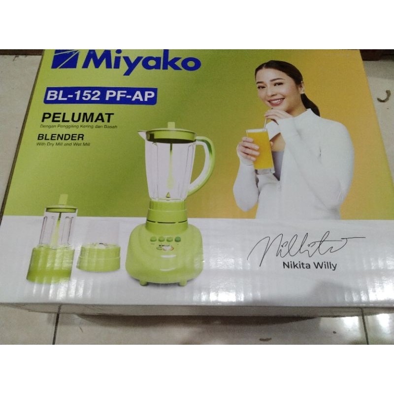 Miyako Bl152Pfap Blender Plastik 15 Liter 3In1 300 Watt