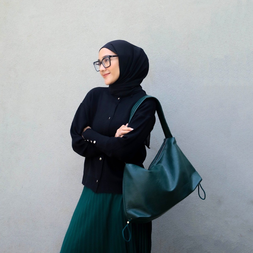 SAFITRI Tas Bahu Wanita Shoulderbag Wanita - INDRINA BAG -  Tas Wanita Elegan Tas Kuliah Tas Kantor