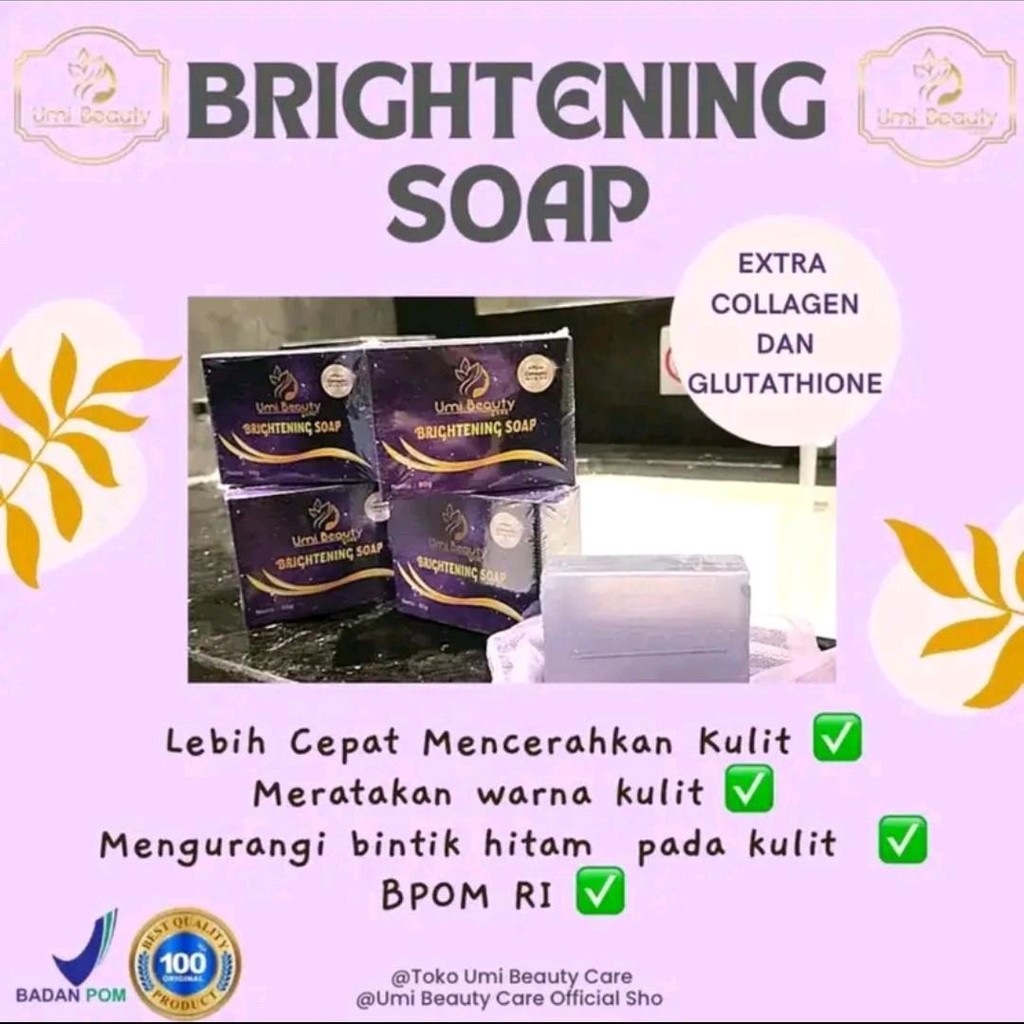 BRIGHTENING SOAP UMI BEAUTY CARE