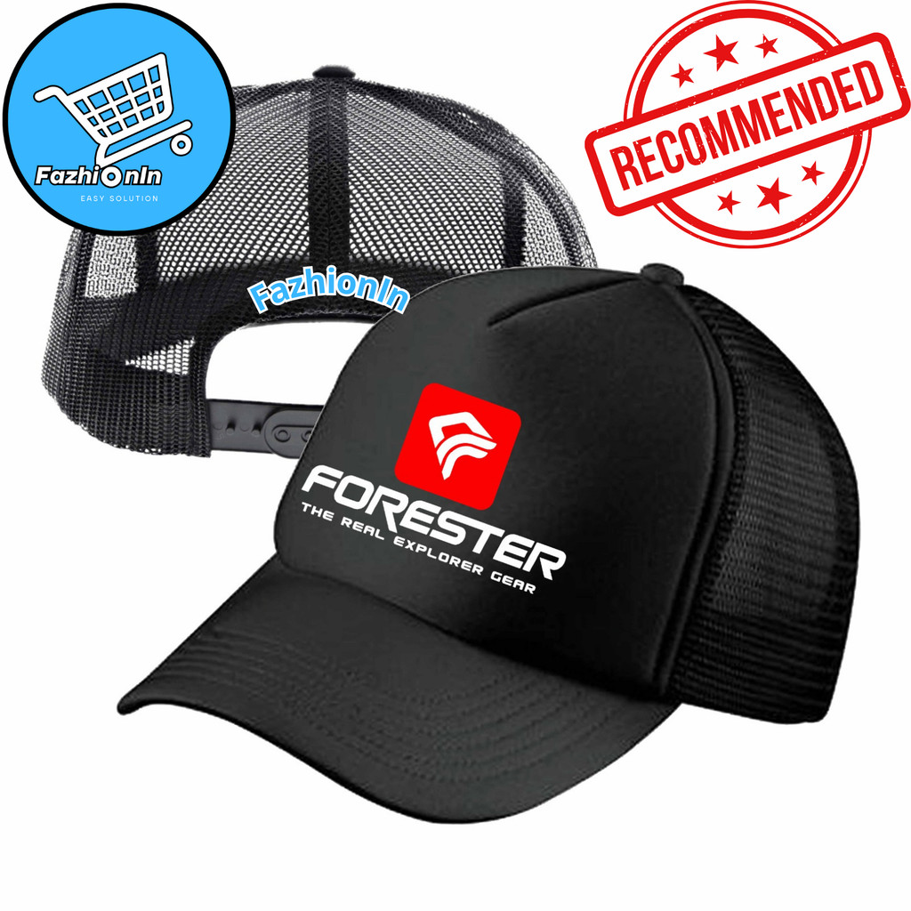 FazhiionIn Topi Trucker FORESTER - Topi Distro FORESTER Logo - Topi FORESTER Premium - Topi Pria Dew