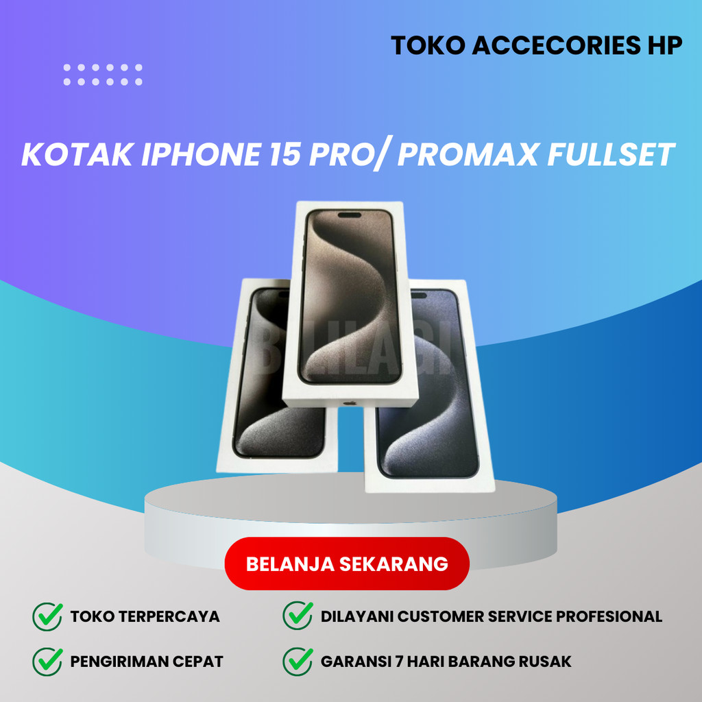 

DUSBOX KOTAK COMPATIBLE FOR IPH 15 PRO/ PROMAX FULLSET - TA