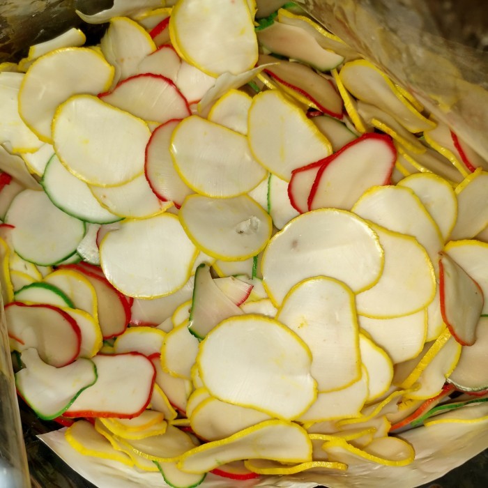 

zagoon Kerupuk Bawang /Kerupuk Bawang Mentah Warna Warni(250gr)