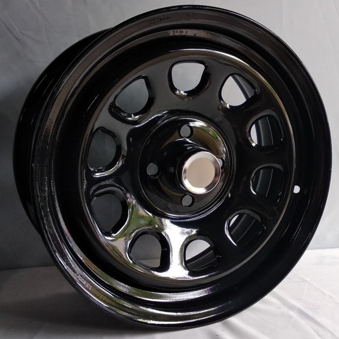 4pcs Velg Besi Daytona 15x7.0 4H 100 et25 Ring 15 R15 Lebar 7 inci Lobang 4 untuk mobil sedan Jazz B