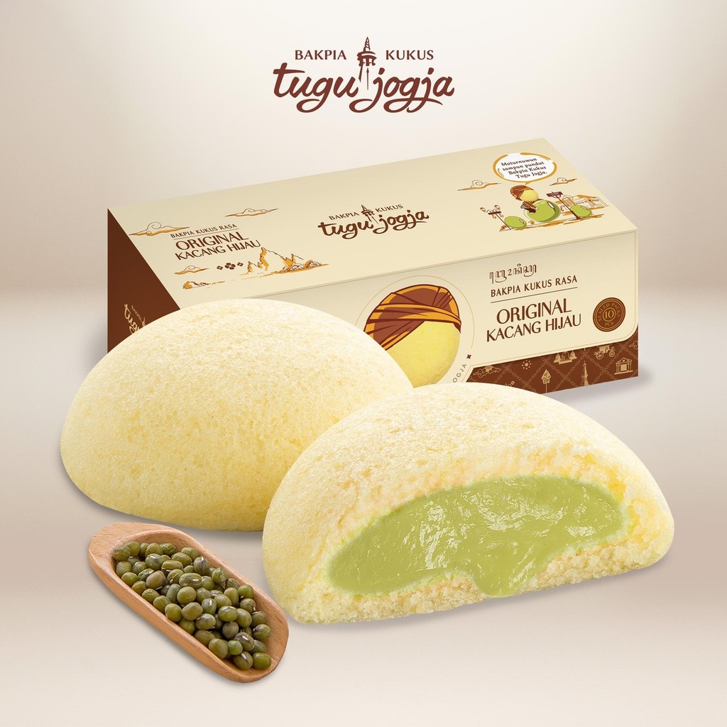 

Bakpia Kukus Tugu Jogja Original Kacang Hijau - Travel Pack