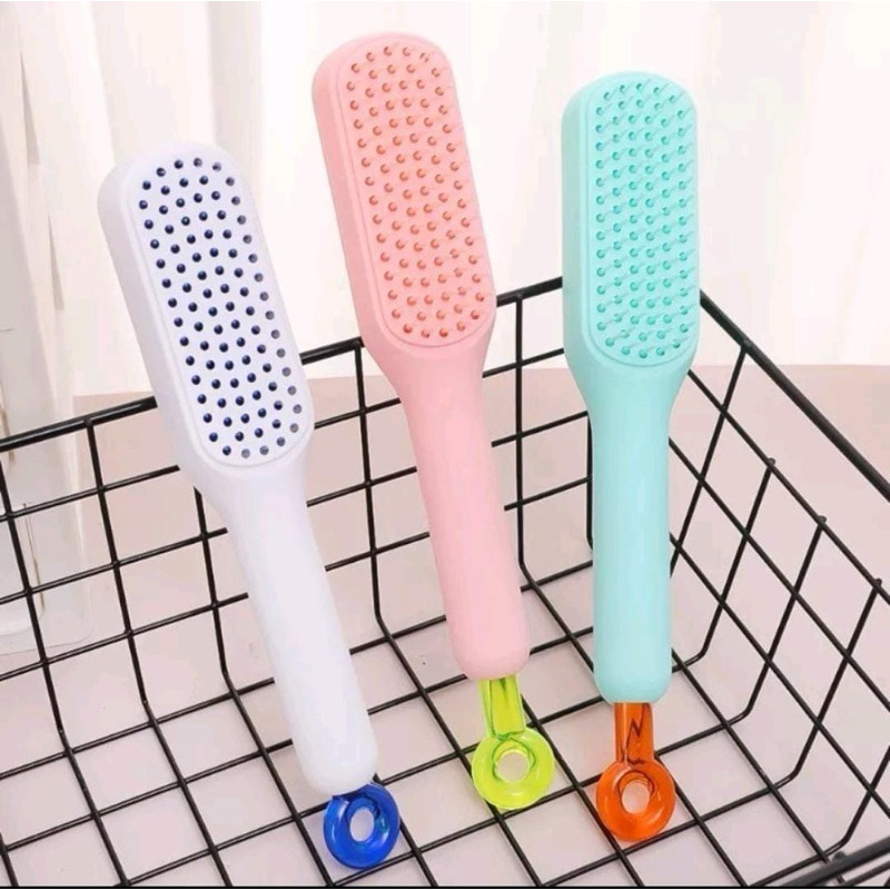 (GL) SISIR ANTI KUSUT MAGIC COMB / SISIR RAMBUT TELESKOPIK BISA DITARIK / SISIR ANTISTATIS ANTI RONT