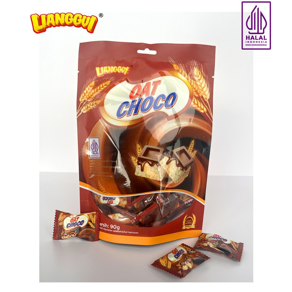 

[Makanan viral halal unik]Lianggui Oatmeal Rasa Cokelat Oatmeal Rasa Cokelat Putih 90g Halal Oat Choco Sereal Sehat CHOCO COCONUT/ STRAWBERRY/ CHOCO & MILK BURSTLURRY CRISPY & SWEET Wafer Bulat Salut Chocolates Flavour Wafer Roll Ice Cream