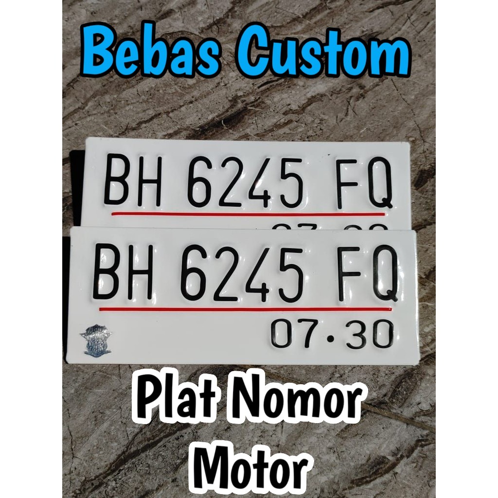 Buat Plat Nomor Motor Custom Free List Stiker