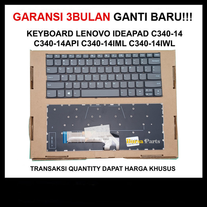 Keyboard Lenovo Ideapad C340-14 C340-14api C340-14iml C340-14iwl . baru