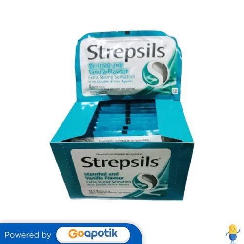 

Strepsil Menthol&Vanilla Box 12 Sachet