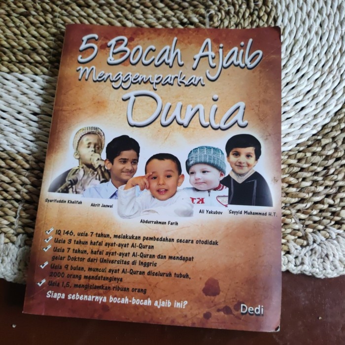 Buku 5 BOCAH AJAIB MENGGEMPARKAN DUNIA  Original Preloved