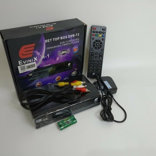 Set Top Box EVINIX H-1 DVB-T2 STB Evinix H1 DVB T2 TV Digital 1080p