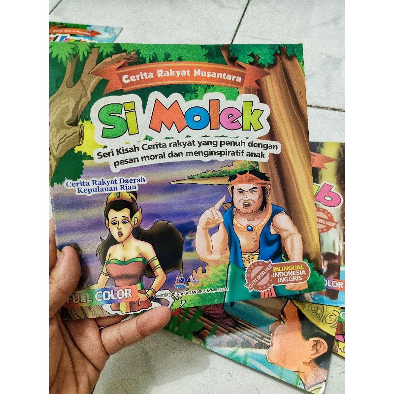 

Buku dongeng rakyat / buku cerita anak-anak (full colors)