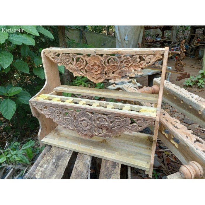 

jagrak keris isi 20 ukiran kamarogan bkn megantoro sengkelat kamarogan murah antik