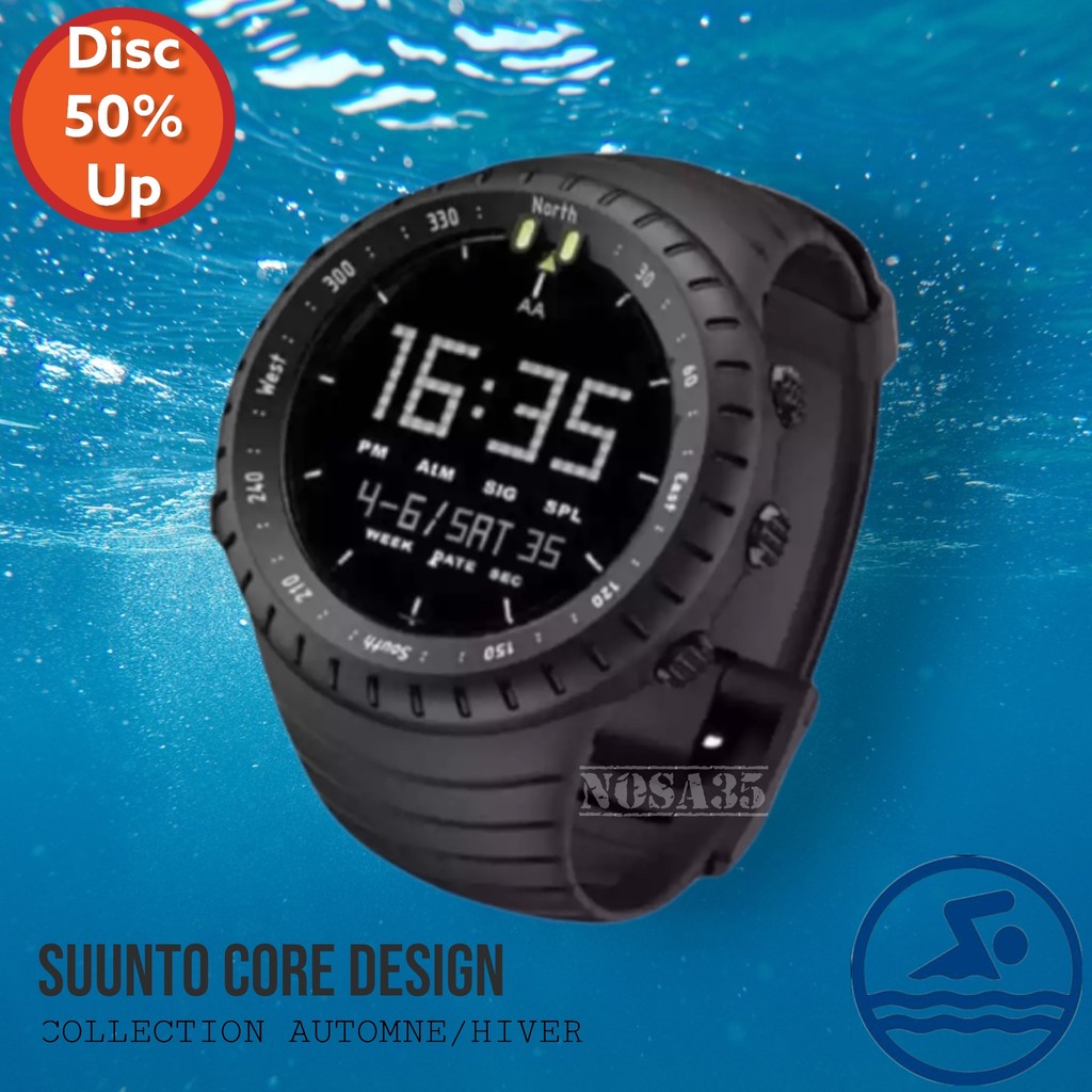 SUUNTO CORE MILITARY Men's SPORT WATCH JAM TANGAN SPORT MODEL TERBARU JAM TANGAN DIGITAL PRIA JAM TA