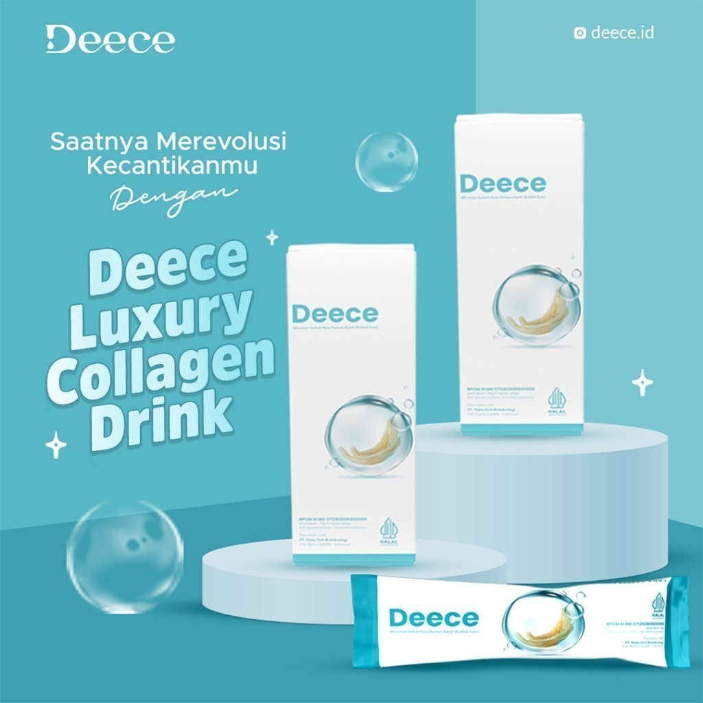 

Deece Collagen - Minuman Collagen Pemutih Badan Original Asli "ASLI