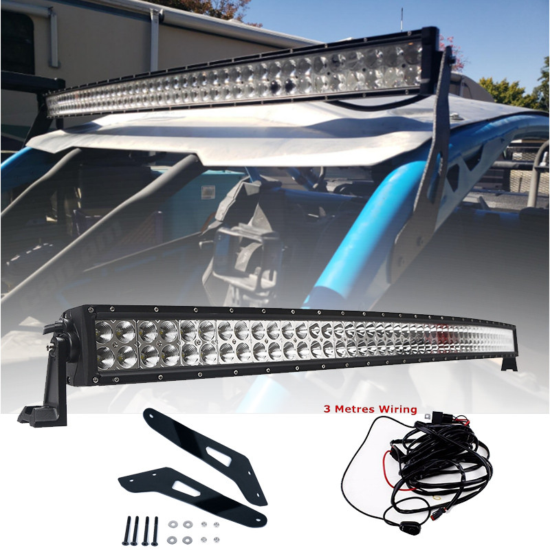 For Can-am Maverick X3 DS RS MAX 2017 2018 2019 2020 2021 50inch Led Light bar & 50" Upper LED Light