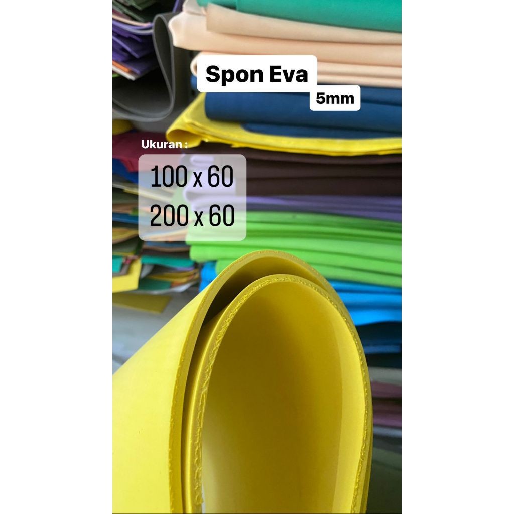 ready spons eva EVA Foam / Spon Ati 5mm spons eva 5mm media kreasi media kerajinan
