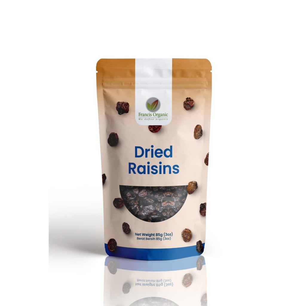 

Francis Organic Dried Raisin 85 Gr / Kismis Kering