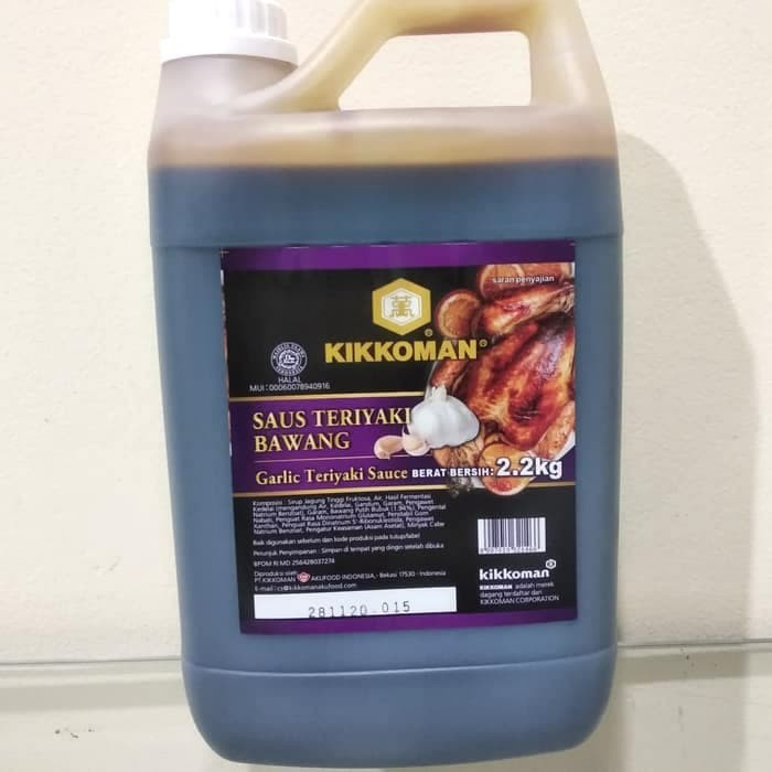 

Kikkoman Saus Teriyaki Bawang | Garlic Teriyaki Sauce 2.2 kg