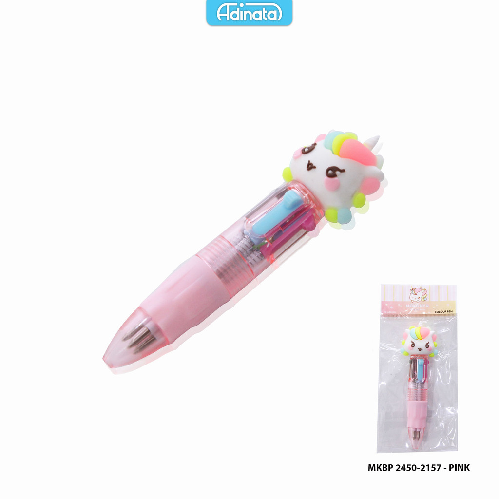 

Mokonya Color Pen 4 in 1 2450-2157B Pink / Pen / Alat Tulis - Adinata