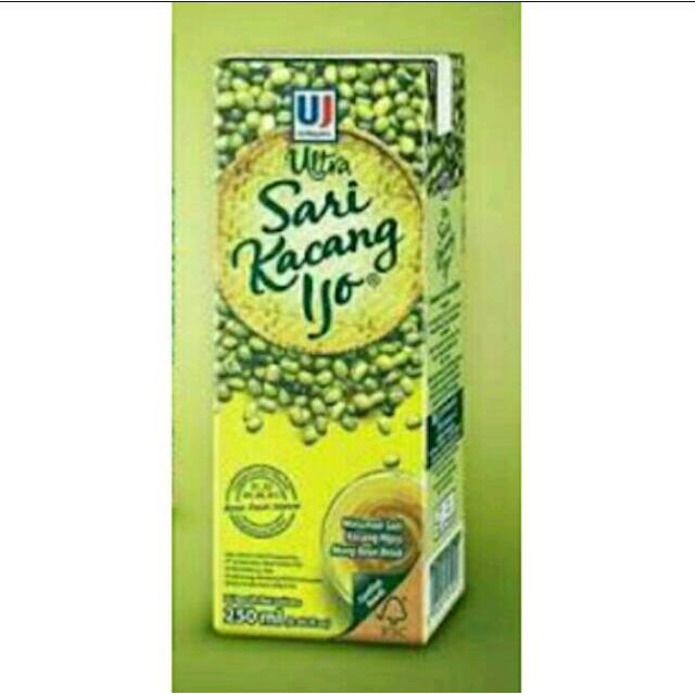 

Ultra Sari Kacang Ijo 250 ml, EXP aman