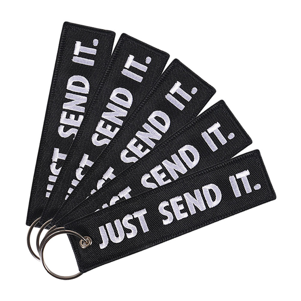 5PCS IT Keychains Luggage Tag Label Car Key Ring Accessories Gift For Men's Car Fashion Key Chain Ri