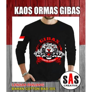 KAOS ORMAS GIBAS LENGAN PANJANG