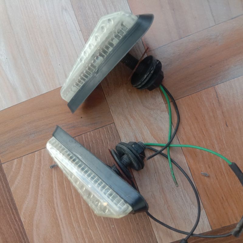 sein segitiga variasi universal fairing kanan kiri signal lamp riting reting ninja rr fi Ninbu ninfi