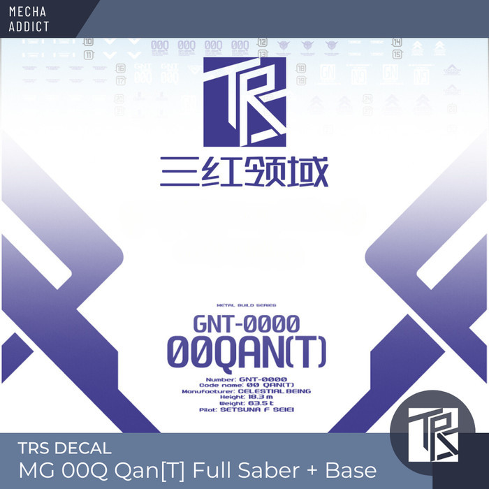 Water Slide Decal MG Daban 8822 00 QanT + Base By TRS