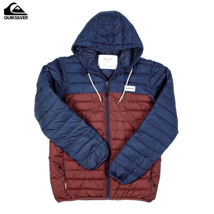 ✨TERLARIS - Jaket Quiksilver Hoodie Puffer Jacket Outdoor Winter  06 - XL