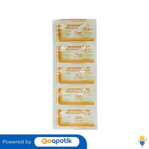 Zegren 50 Mg Strip 10 Tablet