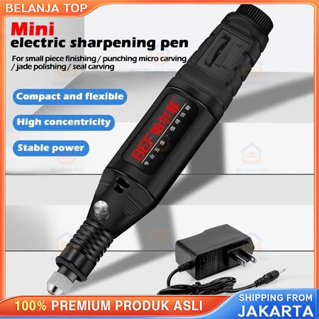 Bor Mini 12V DC 15000 RPM Mini Drill Electric Engraver Grinder Gerinda Electrik Listrik / Alat Ukir 