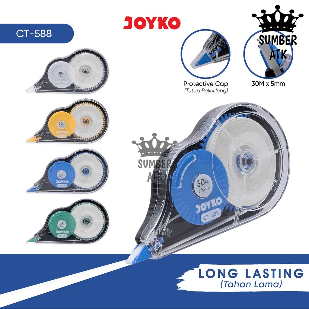 

Pita Koreksi Correction Tape Joyko CT-588 30M x 5mm