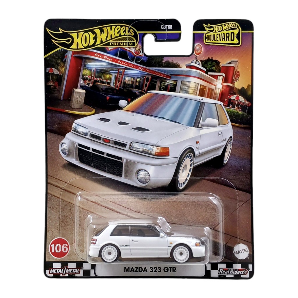 Hot Wheels Boulevard Mazda 323 GTR Putih
