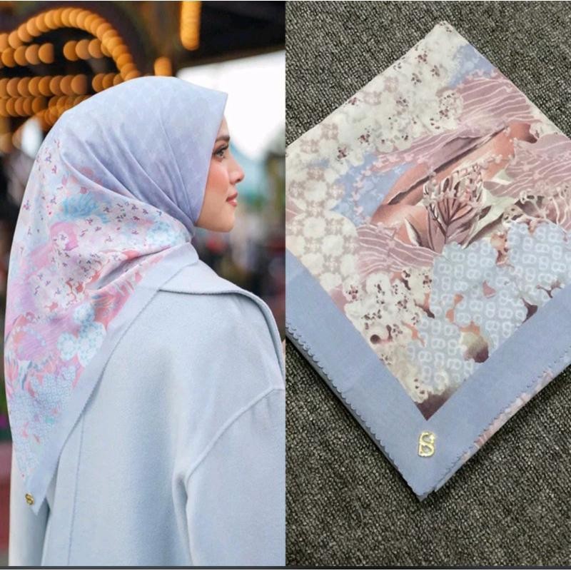 Segi Empat Motif ala BS Button Buttonscarves Disney Misol the Camp Grid Series