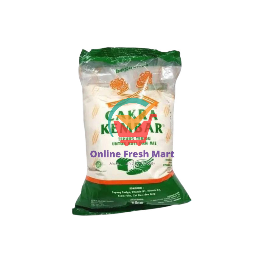 

Tepung Terigu Cakra Kembar 1kg - Online Fresh Mart Denpasar