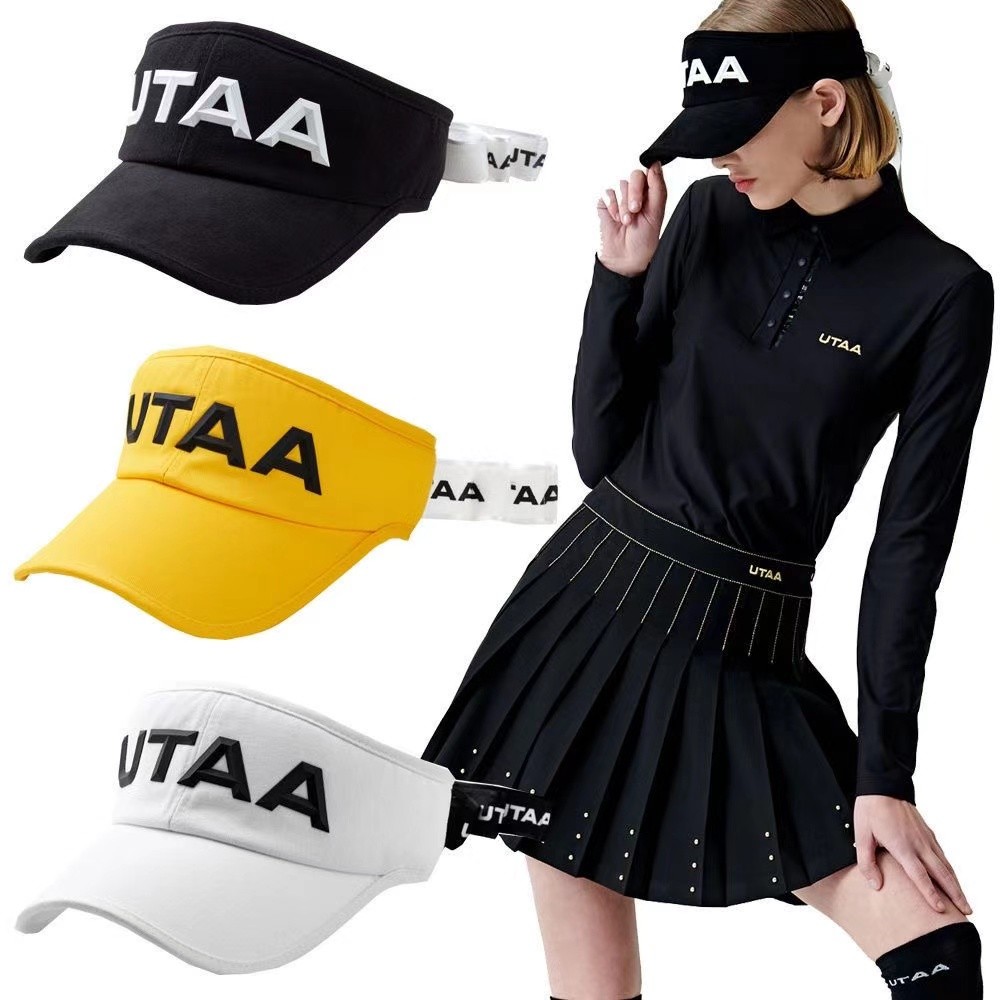 UTAA running women's high-grade UV protection cap burst letter golf topless sunscreen cap