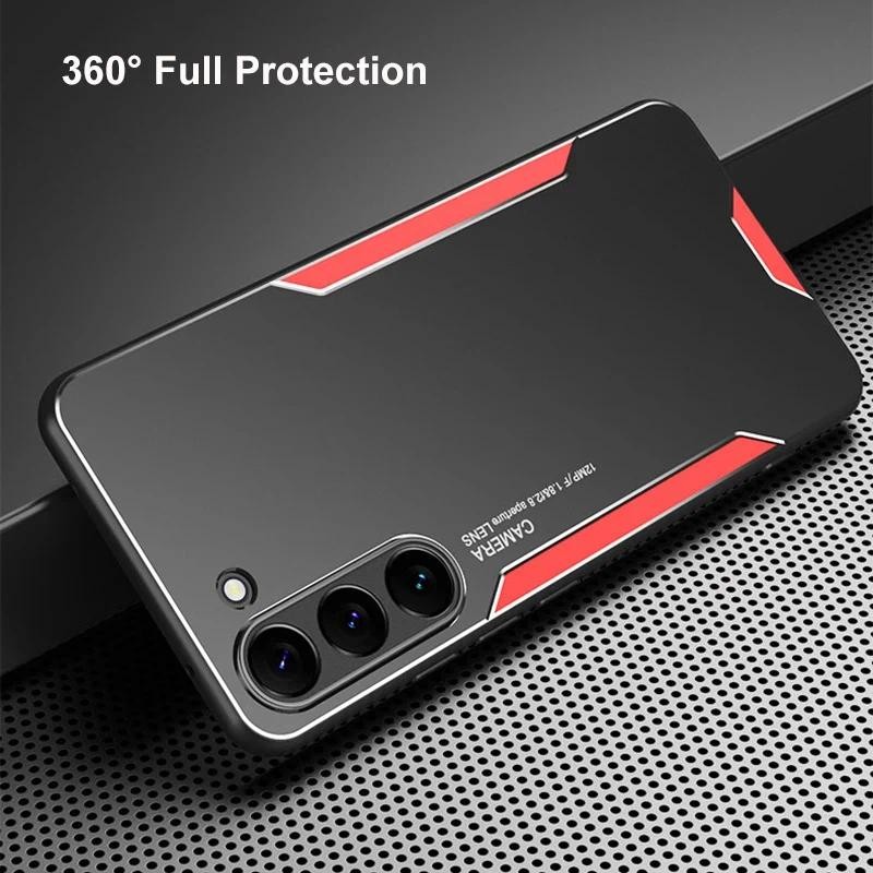 Metal Phone casing Samsung Galaxy S20 S21 FE S22 S23 Plus Note 20 Ultra 5G Back cover Matte Cover TP