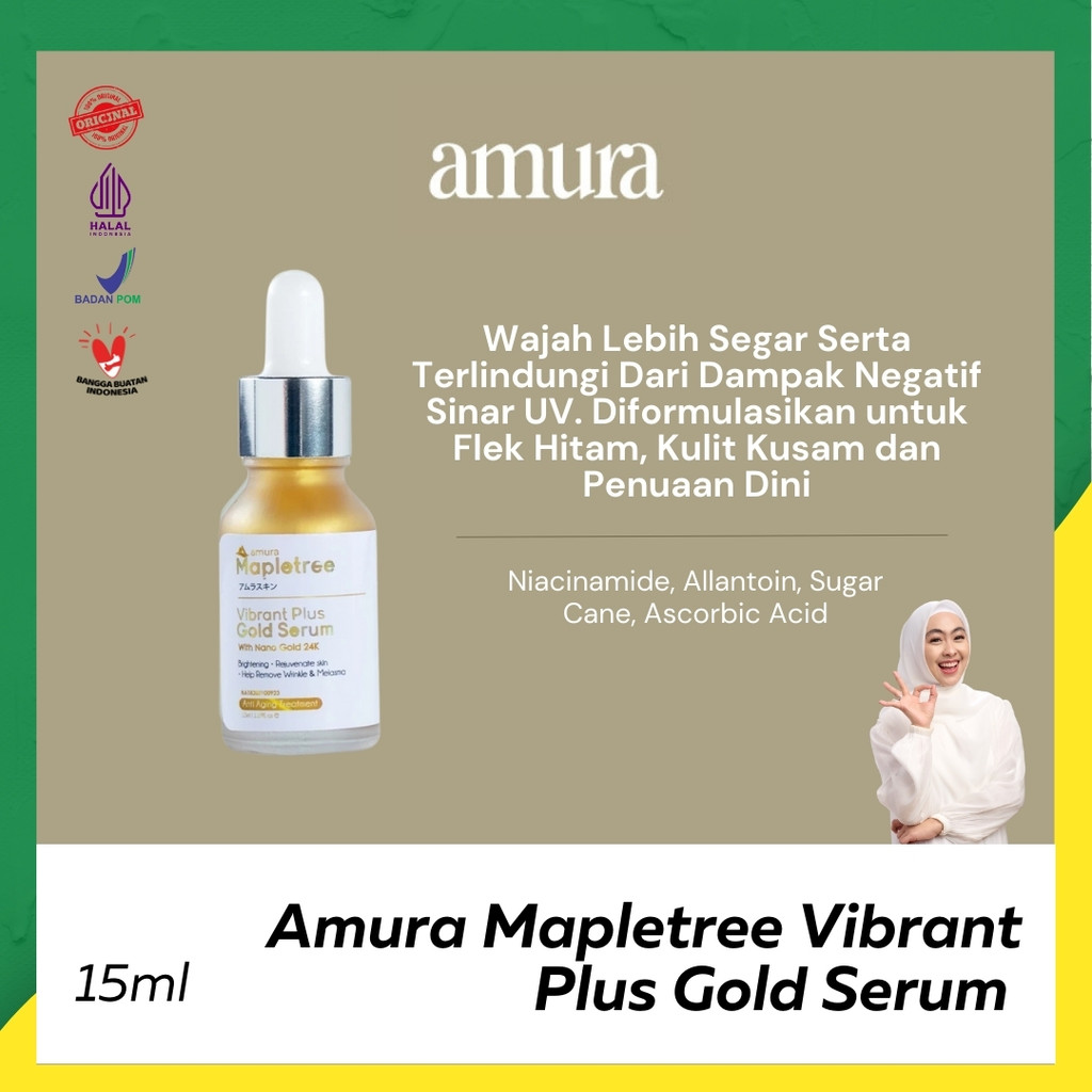 Amura Gold Serum - Hilangkan Melasma & Flek Hitam
