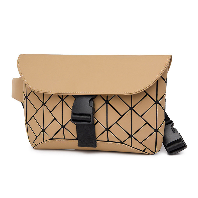 JIUFENG Tas Selempang Pria Modis Tas Pinggang Santai Tas Bahu Travel Tahan Air